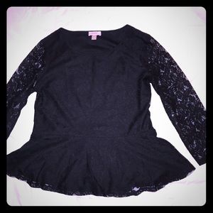 Ann Taylor loft peplum shirt